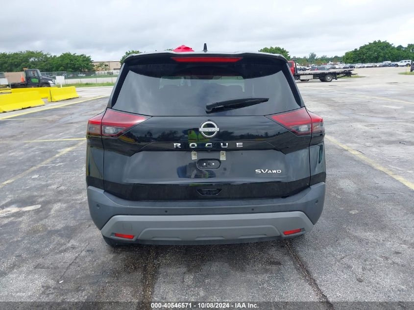 2022 Nissan Rogue Sv VIN: 5N1BT3BB3NC700354 Lot: 40546571