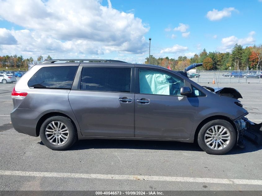 5TDYK3DC1ES472036 2014 Toyota Sienna Xle V6 8 Passenger