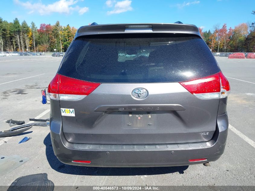 5TDYK3DC1ES472036 2014 Toyota Sienna Xle V6 8 Passenger