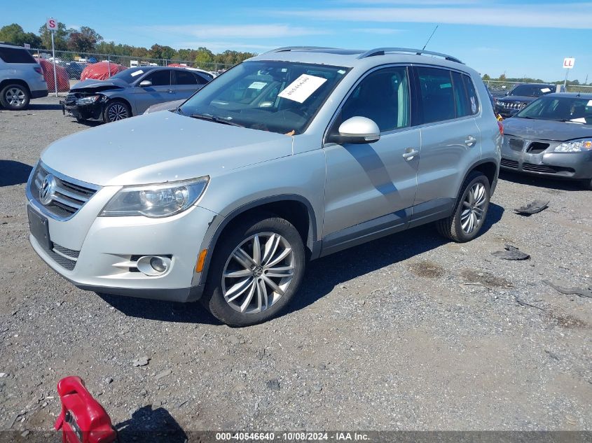 2011 Volkswagen Tiguan Sel VIN: WVGAV7AX3BW544305 Lot: 40546640