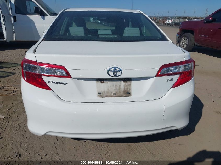 4T4BF1FKXCR242749 2012 Toyota Camry Le