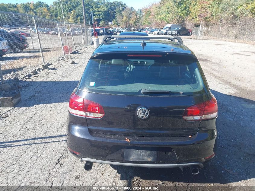 2012 Volkswagen Gti 4-Door Autobahn VIN: WVWHD7AJ6CW053858 Lot: 40546673