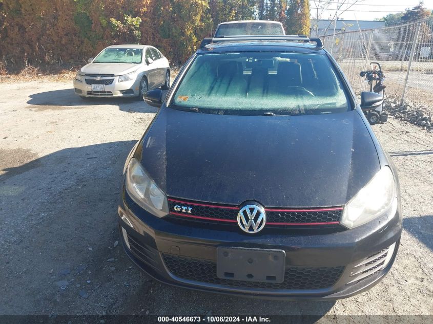 2012 Volkswagen Gti 4-Door Autobahn VIN: WVWHD7AJ6CW053858 Lot: 40546673