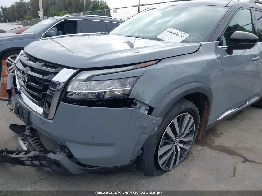 2022 Nissan Pathfinder Platinum 2Wd VIN: 5N1DR3DH7NC222805 Lot: 40546679