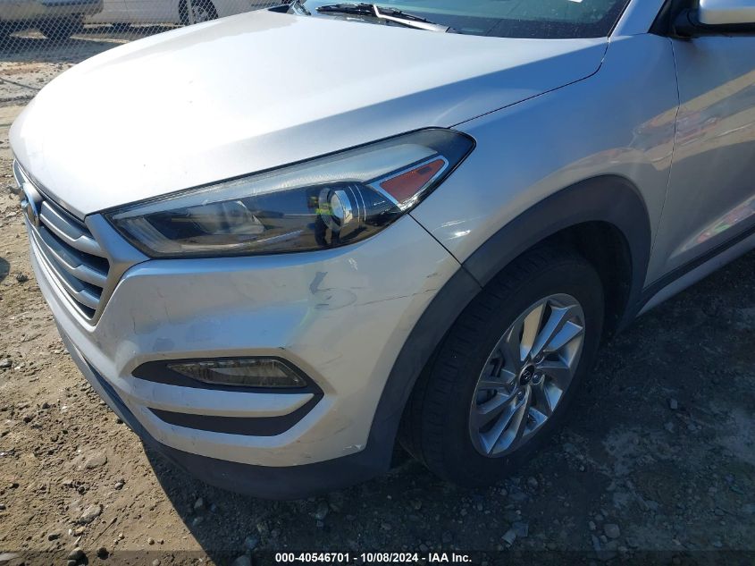 2018 Hyundai Tucson Sel VIN: KM8J33A49JU709613 Lot: 40546701