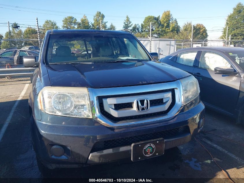 2010 Honda Pilot Lx VIN: 5FNYF4H2XAB010858 Lot: 40546703