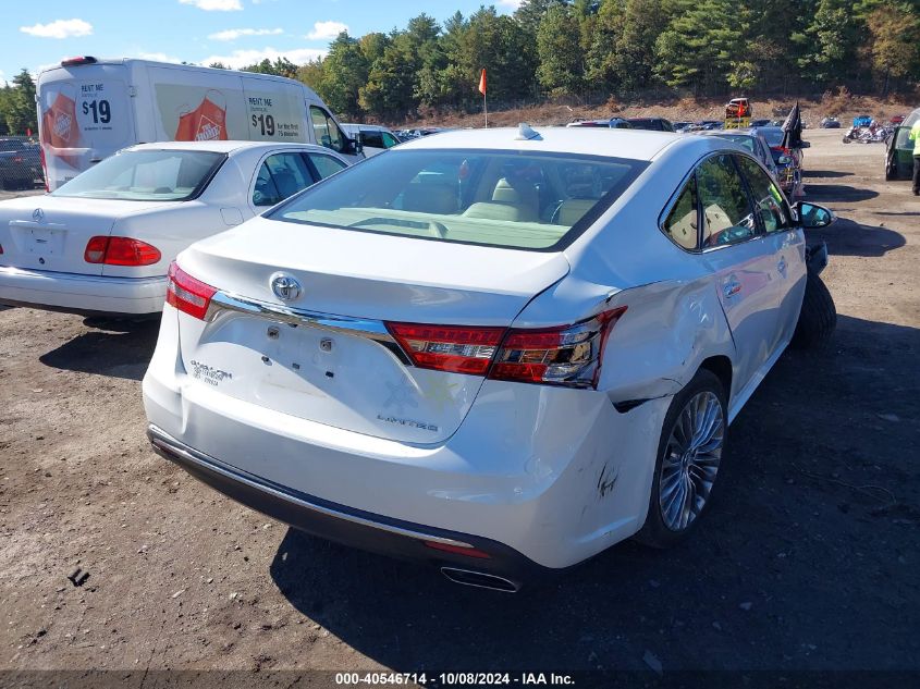 4T1BK1EB1GU226162 2016 Toyota Avalon Limited