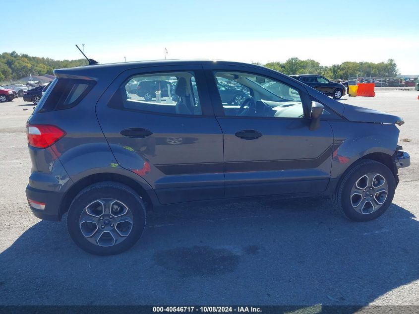 2022 Ford Ecosport S VIN: MAJ6S3FL4NC472477 Lot: 40546717