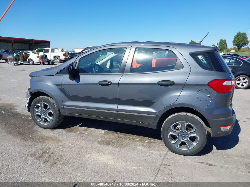 2022 Ford Ecosport S VIN: MAJ6S3FL4NC472477 Lot: 40546717