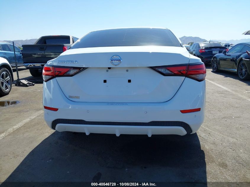 2022 Nissan Sentra S Xtronic Cvt VIN: 3N1AB8BV8NY225451 Lot: 40546728