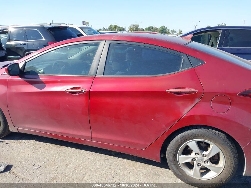 5NPDH4AEXEH479114 2014 Hyundai Elantra Se