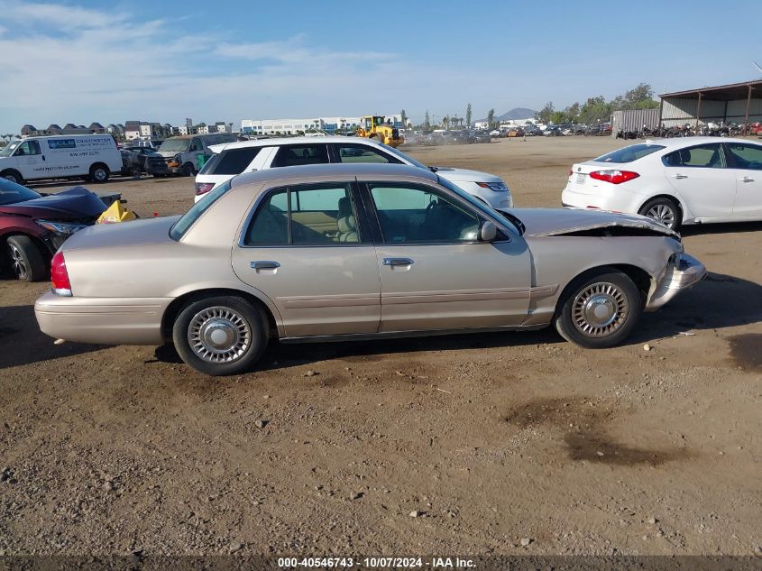 1998 Ford Crown Victoria VIN: 2FAFP73W0WX125305 Lot: 40546743