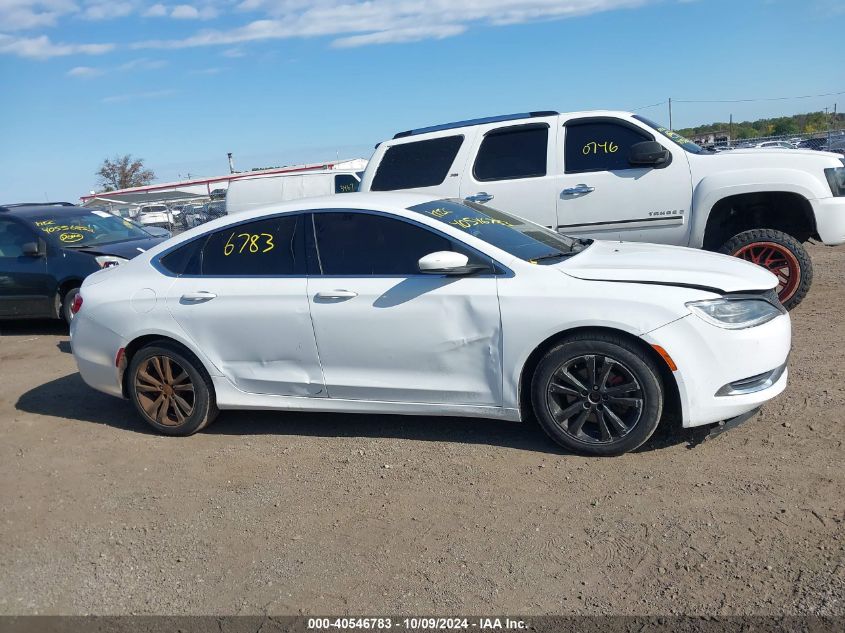 2015 Chrysler 200 Limited VIN: 1C3CCCAB4FN688056 Lot: 40546783