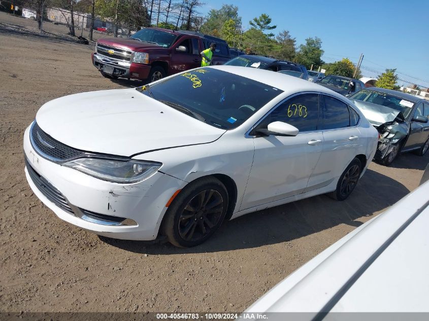 2015 Chrysler 200 Limited VIN: 1C3CCCAB4FN688056 Lot: 40546783