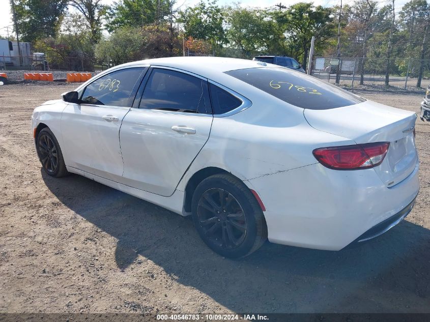 2015 Chrysler 200 Limited VIN: 1C3CCCAB4FN688056 Lot: 40546783