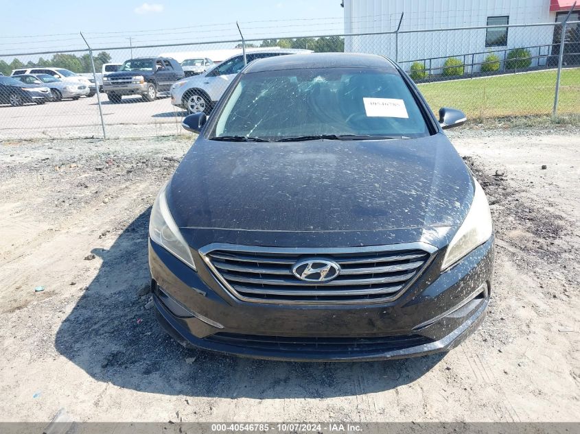 5NPE24AA9FH117232 2015 Hyundai Sonata Eco