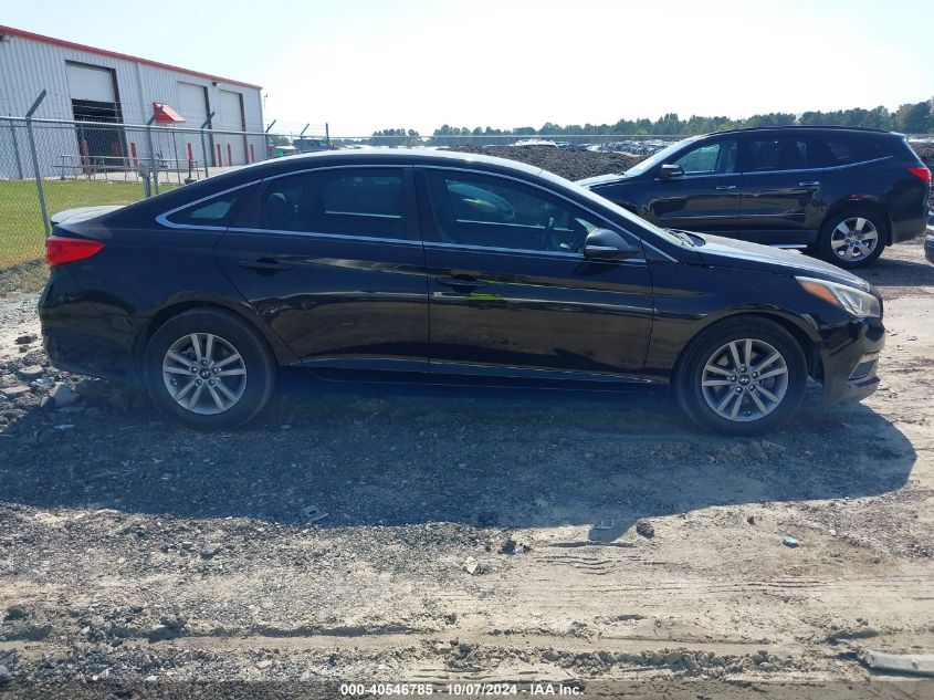 5NPE24AA9FH117232 2015 Hyundai Sonata Eco