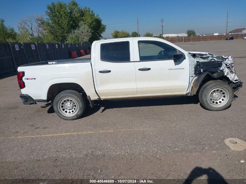 2023 Chevrolet Colorado 4Wd Short Box Wt VIN: 1GCPTBEKXP1211738 Lot: 40546889