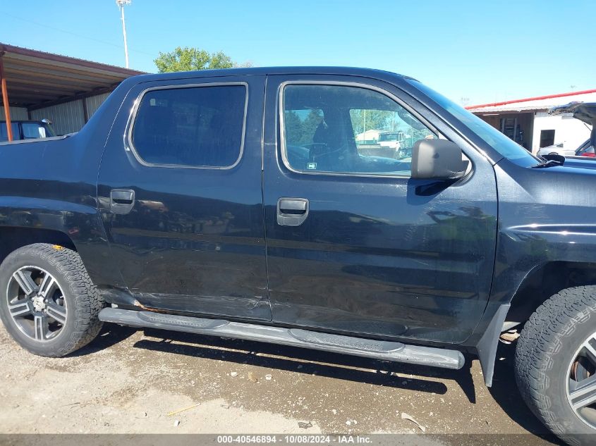 2012 Honda Ridgeline Sport VIN: 5FPYK1F77CB002025 Lot: 40546894