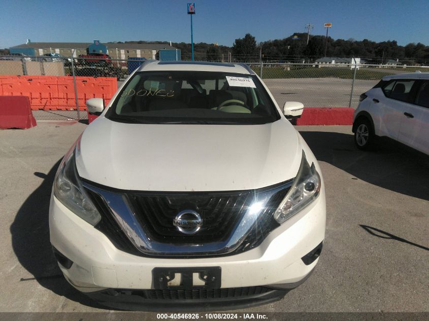 5N1AZ2MH8FN21653 2015 Nissan Murano S/Sl/Sv/Platinum