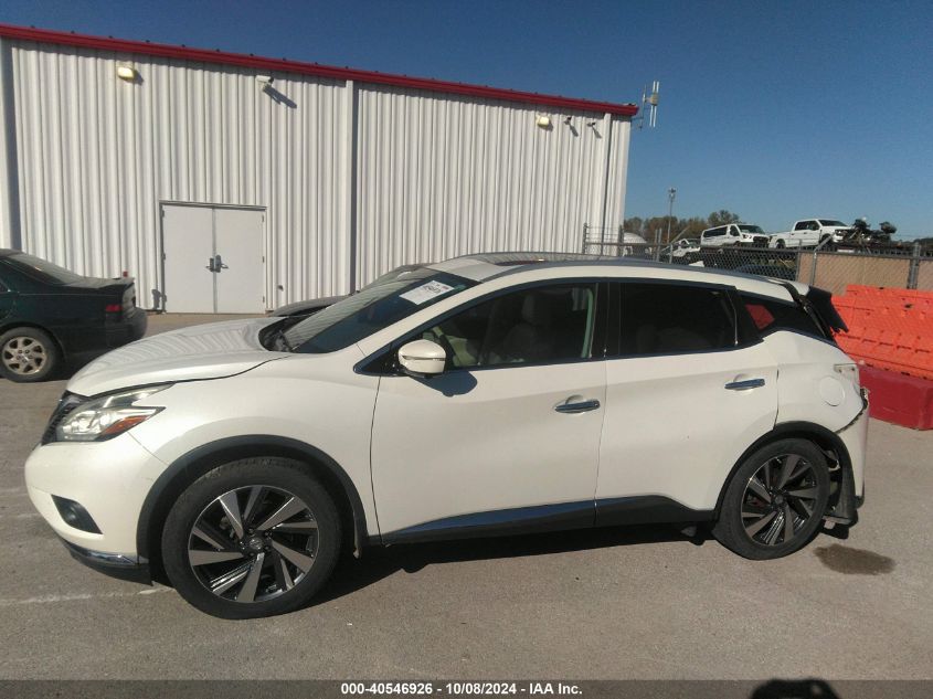 5N1AZ2MH8FN21653 2015 Nissan Murano S/Sl/Sv/Platinum