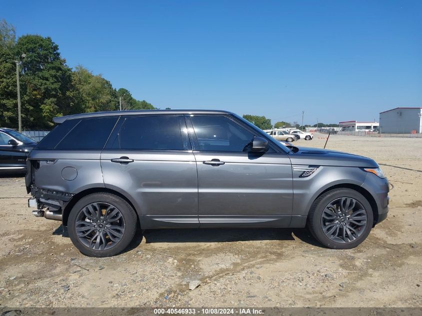 2015 Land Rover Range Rover Sport 3.0L V6 Supercharged Hse VIN: SALWR2VF6FA618914 Lot: 40546933