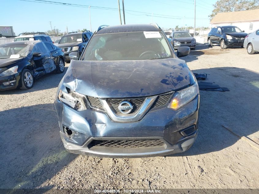 2016 Nissan Rogue S VIN: 5N1AT2MV4GC890553 Lot: 40546935