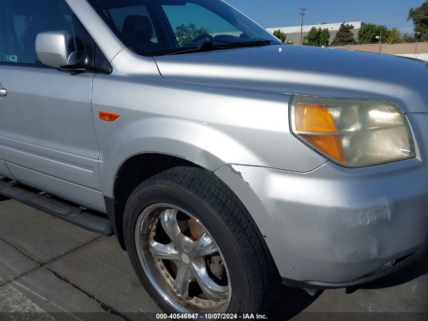 2006 Honda Pilot Ex-L VIN: 5FNYF28536B004972 Lot: 40546947