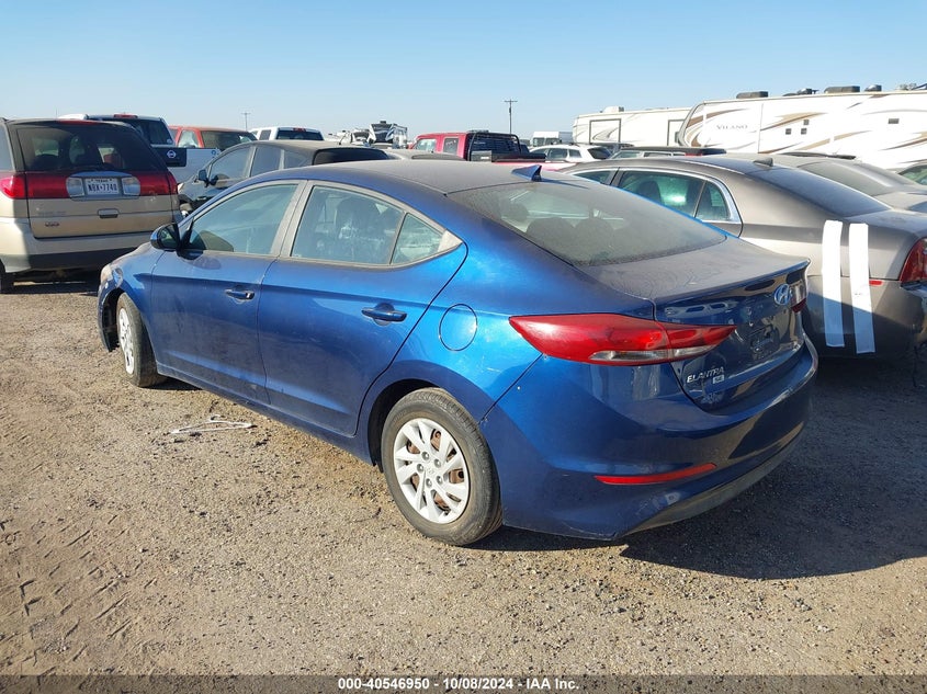 2017 HYUNDAI ELANTRA SE - 5NPD74LF6HH138483