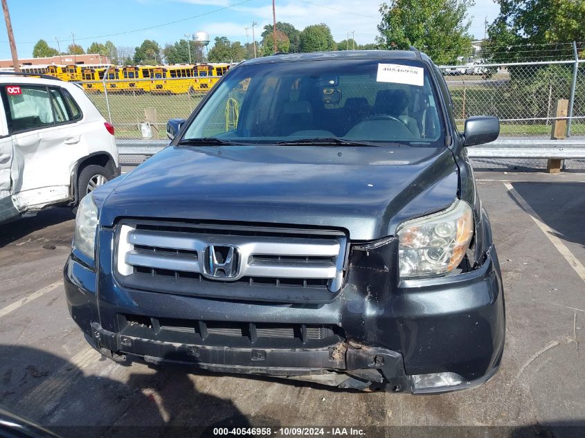 2006 Honda Pilot Ex-L VIN: 5FNYF28656B001340 Lot: 40546958