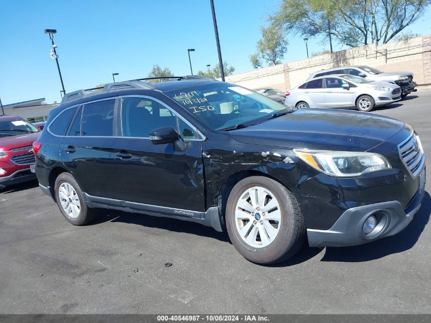 2015 Subaru Outback 2.5I Premium VIN: 4S4BSAHC8F3306003 Lot: 40546987