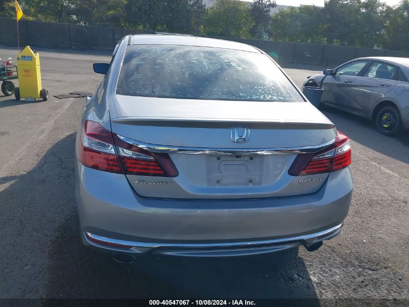 1HGCR2F54GA044266 2016 Honda Accord Sport