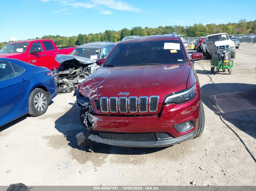 2019 Jeep Cherokee Latitude Plus Fwd VIN: 1C4PJLLX0KD241221 Lot: 40547091