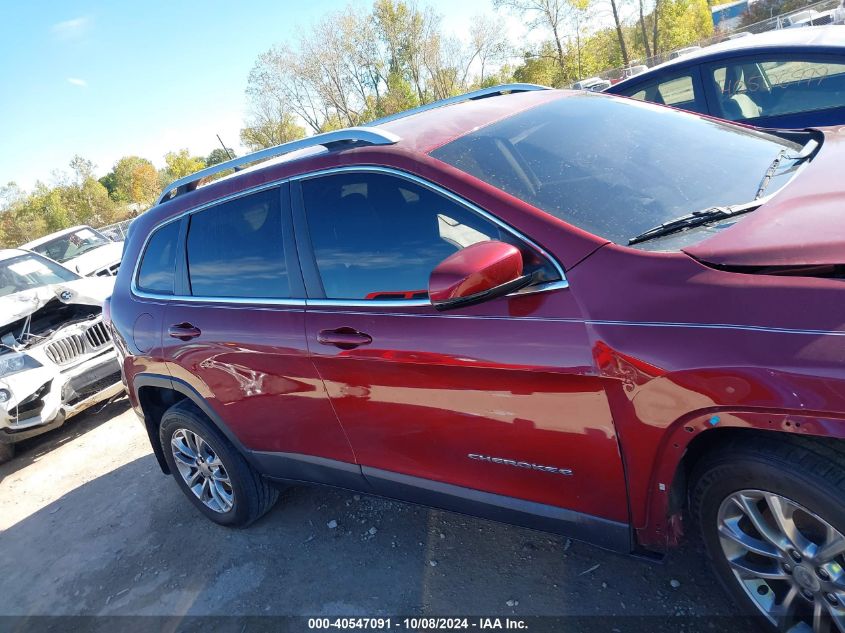 2019 Jeep Cherokee Latitude Plus Fwd VIN: 1C4PJLLX0KD241221 Lot: 40547091