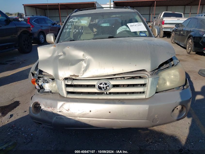 JTEDP21A140008691 2004 Toyota Highlander Limited