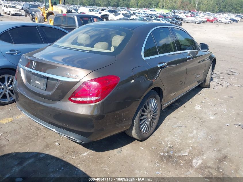 VIN 55SWF4KB7FU016302 2015 Mercedes-Benz C 300, 4Ma... no.4