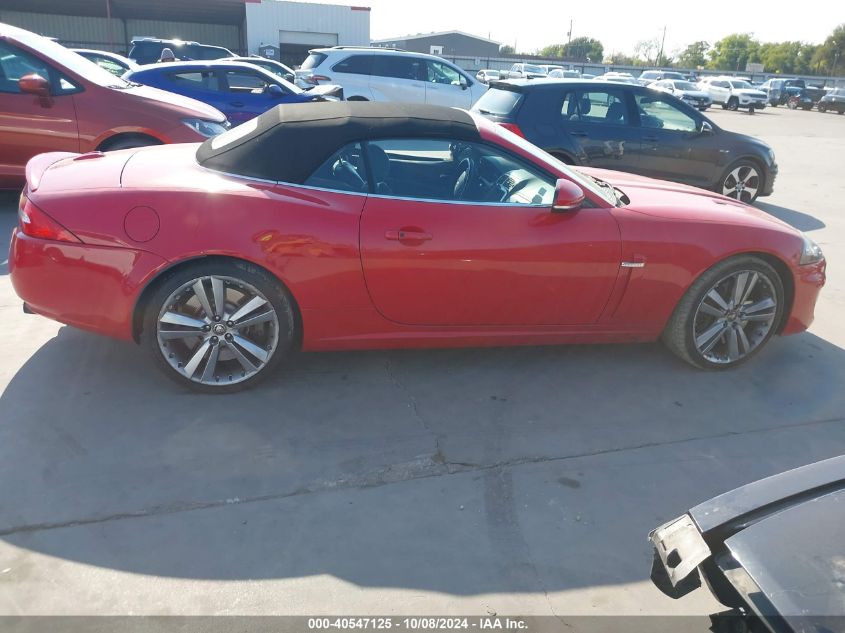 2010 Jaguar Xk Xkr VIN: SAJWA4EC0AMB37021 Lot: 40547125