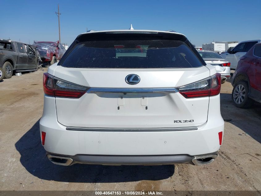 2018 Lexus Rx 350 VIN: 2T2ZZMCA5JC096333 Lot: 40547153