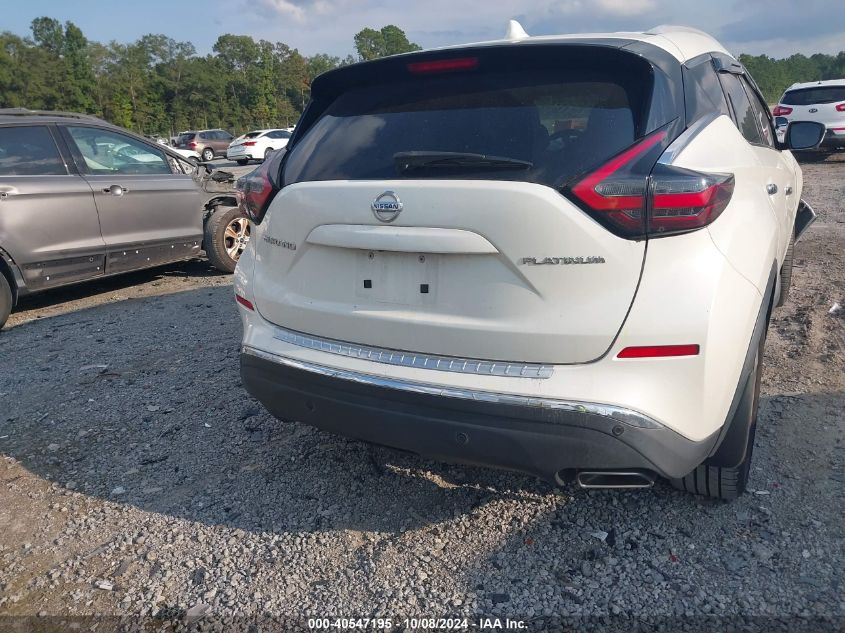 2020 Nissan Murano Platinum Fwd VIN: 5N1AZ2DJXLN119928 Lot: 40547195