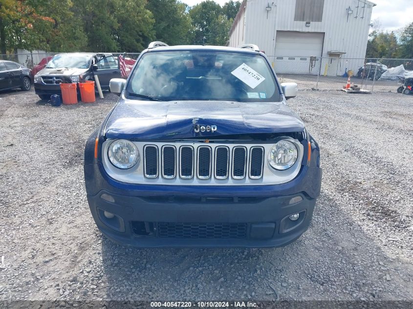 2016 Jeep Renegade Limited VIN: ZACCJBDT8GPC75159 Lot: 40547220