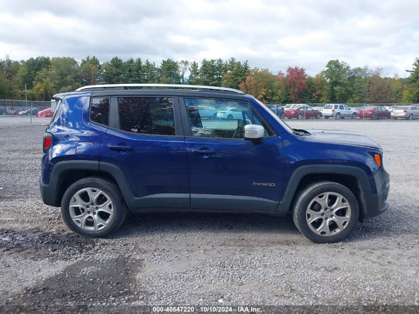 2016 Jeep Renegade Limited VIN: ZACCJBDT8GPC75159 Lot: 40547220