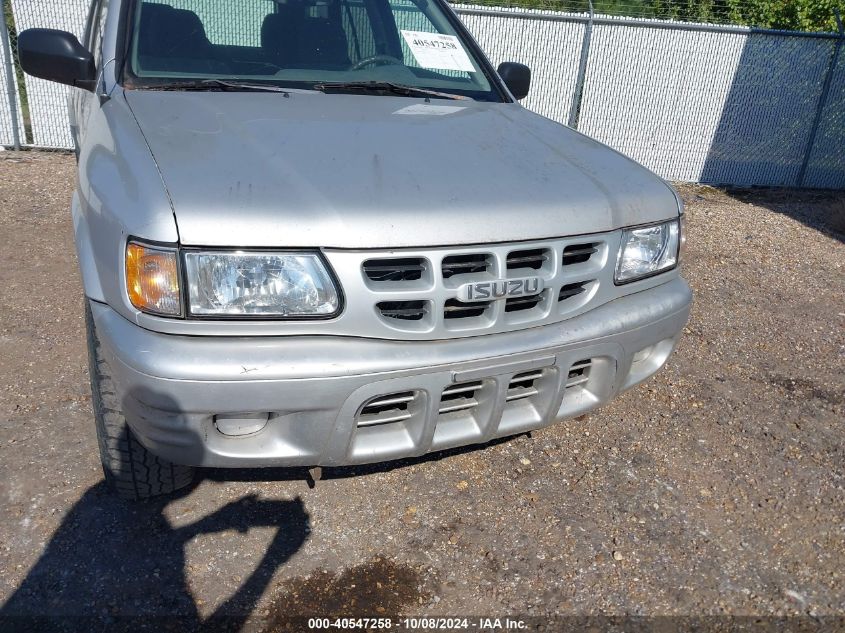 2002 Isuzu Rodeo Ls 3.2L V6/Lse 3.2L V6/S 3.2L V6 VIN: 4S2CK58W824342230 Lot: 40547258