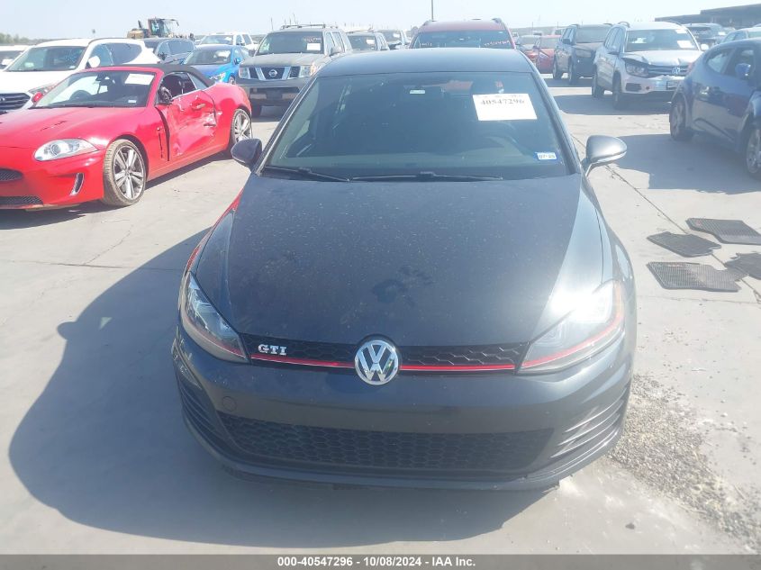 2016 Volkswagen Golf Gti S 4-Door VIN: 3VW4T7AU2GM064953 Lot: 40547296