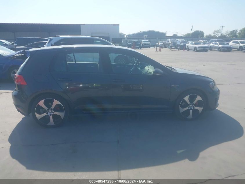 2016 Volkswagen Golf Gti S 4-Door VIN: 3VW4T7AU2GM064953 Lot: 40547296