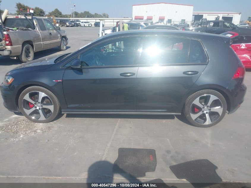 2016 Volkswagen Golf Gti S 4-Door VIN: 3VW4T7AU2GM064953 Lot: 40547296