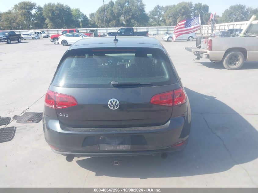 2016 Volkswagen Golf Gti S 4-Door VIN: 3VW4T7AU2GM064953 Lot: 40547296