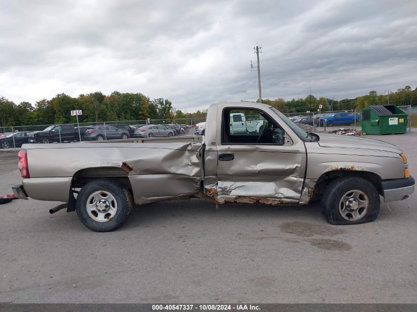 1GCEC14X53Z310302 2003 Chevrolet Silverado 1500 Work Truck