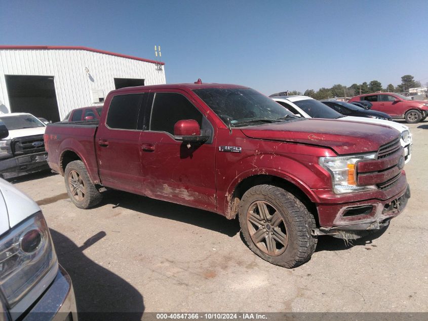 2018 Ford F-150 Lariat VIN: 1FTEW1EP2JKD98494 Lot: 40547366