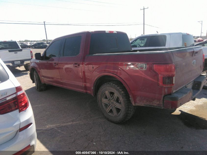 1FTEW1EP2JKD98494 2018 Ford F-150 Lariat