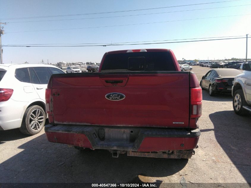 1FTEW1EP2JKD98494 2018 Ford F-150 Lariat